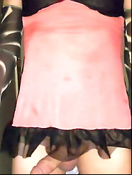 Orange nightdress and tail